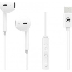 Earbuds Handsfree με Βύσμα USB-C Lamtech LAM020939 Λευκό