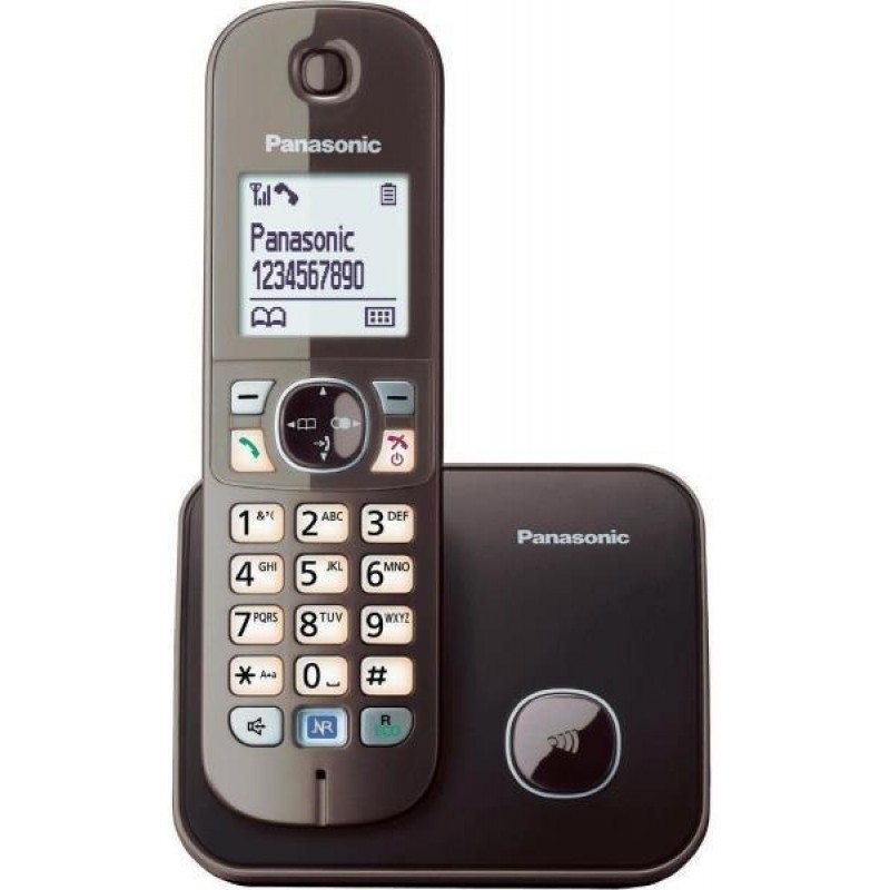 Ασύρματο Τηλέφωνο Panasonic KX-TG6811GRA Brown