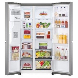 Ψυγείο LG GSLV70PZTE Platinum Silver E